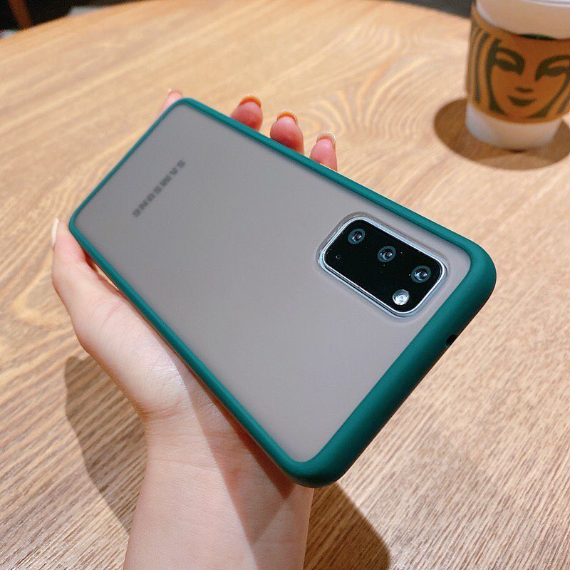 Ốp Lưng Samsung Galaxy S20 Plus Viền Màu Lưng Mờ Hiệu Likgus mặt lưng mờ gam màu nhu thanh lịch hạn chế trầy xước và chống va đập hiệu quả
